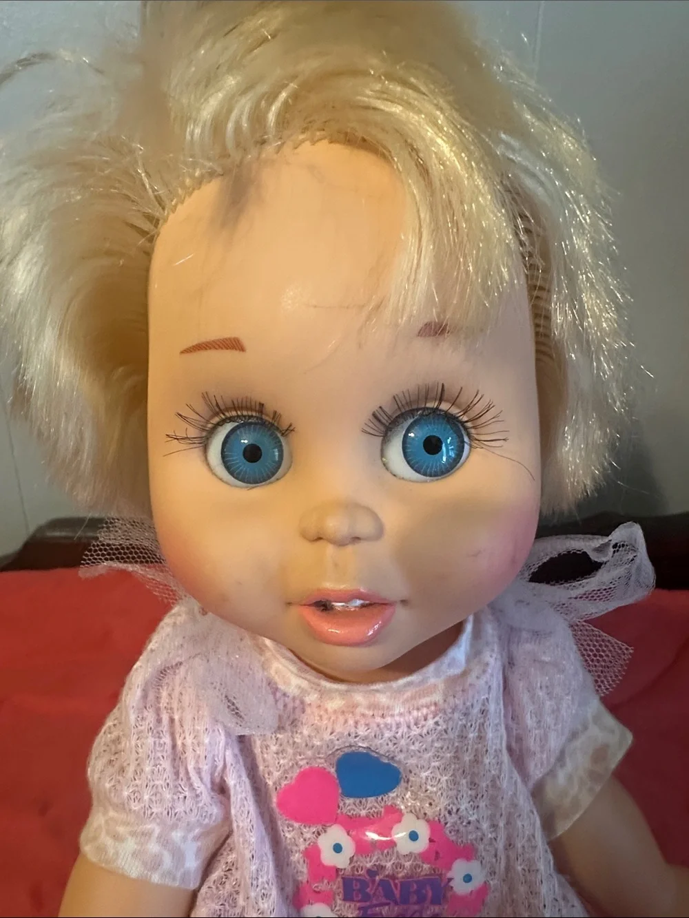 Vintage 1990 Galoob Baby Face Doll #7 SO Innocent Cynthia